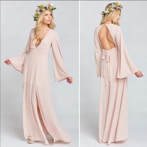 Smym Venus Long Sleeve Flare Maxi Dress 